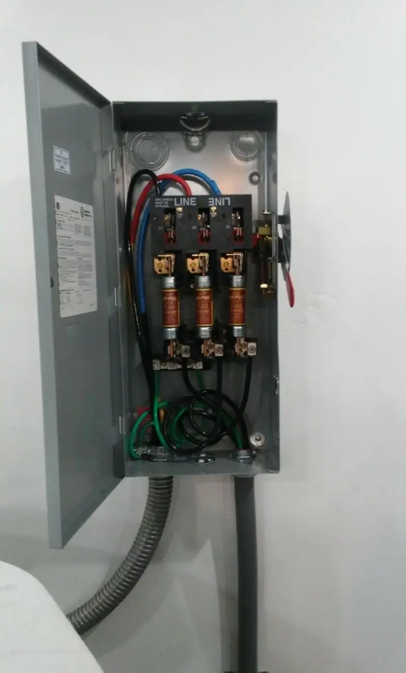 Three-phase disconnect switch installed for Electrical Wiring & Rewiring in Birdsboro